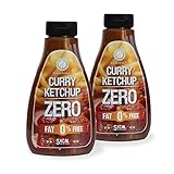 Rabeko Zero Sauce - Curry-Ketchup, 2 x 425ml ohne Zucker & wenig Fett - gesunde...