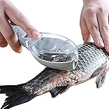 UV STYLISH Fischschuppen - Entkalker, Kunststoff-Fischschuppenschaber,...