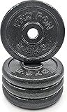 PROIRON Hantelscheiben Set Gusseisen mit 25mm Bohrung, 1,25kg/2,5kg/5kg/10kg...