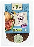 Alnatura Bio Black Bean Cashew Burger, 160g