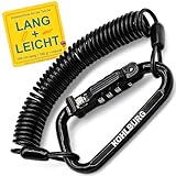 KOHLBURG 180cm extra-langes Zahlenschloss für die Tasche - Kabelschloss 3mm...