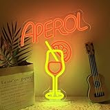 PILOYINDE Cocktail Led Schild Aperol Spritz Neon Schild Bar Neon Schild...