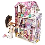 KidKraft Annabelle Puppenhaus aus Holz mit Möbeln und Zubehör, Spielset mit...