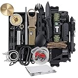 20 in 1 Survival-Kit Notfall Survival Ausrüstung mit Camping Zubehör, Survival...