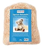 Glorex 0 2544 50 - Holzwolle, 500 g, feine Qualität, kein Tropenholz, zum...