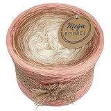 MegaBobbel*Elegantes Quarz*A409* (Außenfarbe: Quarz) Farbverlaufsgarn - Lace...