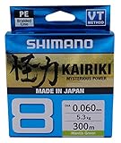 Line Kairiki 8 300 m 0,13 mm 8,2 kg M Green