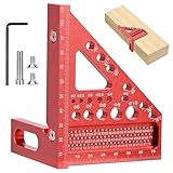 3D-Abschrägungslineal, 22,5–90 Grad hochpräzises Messwerkzeug aus...