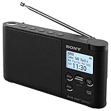 Sony XDR-S41D Digitalradio (DAB+, FM, RDS, Wecker) Schwarz