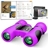 Kinder Fernglas Vergrößerung 8X21, Geschenke Junge 3-12 Jahre Kinderfernglas...