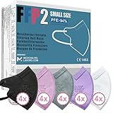 20 FFP2/KN95 Maske CE Zertifiziert Kleine Größe Small, Medizinische Mask mit 4...