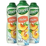 Teisseire Getränke-Sirup Peach/Pfirsich 600ml - Sirup der genauso schmeckt wie...