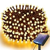 btfarm 6M 60 LED Solar Lichterkette Aussen, IP65 Wasserdicht Lichterkette Außen...