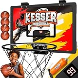 KESSER® Mini-Basketballkorb fürs Zimmer & Büro | Tür-Basketballkorb Indoor &...