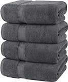 Utopia Towels - 4er-Pack Badetücher Set Premium 100% ringgesponnene Baumwolle...