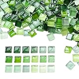 1kg Mosaiksteine zum Basteln Quadratische Glas Mosaiksteine 1x1cm Mosaik Steine...