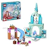 LEGO Disney Frozen Elsas Eispalast, Eiskönigin-Schloss-Spielzeug mit Prinzessin...