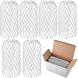 KAHEIGN 6Pcs Fallrohrschutz Metall Dachrinnenschutz, 4,5-8,5 cm Erweiterbar...