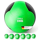 TOOLZ 3 kg Medizinball für effektives Krafttraining - Medicine Ball für das...