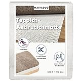 MAIYADUO Teppich Antirutschmatte 60 x 150 cm Premium Teppichunterlage rutschfest...