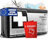 KFZ Verbandstasche nach aktueller Norm 2026 inkl. Beatmungstüchern - KFZ...