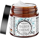 1x 100g Kolloidales Silber Creme mit 40ppm (25%) in Glastiegel 100% Kolloidal &...