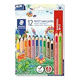 STAEDTLER Buntstift Noris super jumbo, erhöhte Bruchfestigkeit, Sechskantform,...