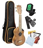 Martin Smith Premium-Konzert Ukulele mit Tuner, gepolsterte Bag &...