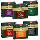 Jacobs Kaffeekapseln Vielfaltsbox, 6 Sorten, 6 x 20 Getränke, Nespresso*...