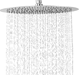 10 Zoll Regendusche Duschkopf, 304 Edelstahl Regenduschkopf Verstellbarer...