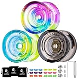 MAGICYOYO JoJo Kinder K2 Packung 3, Responsive Yoyo Profi JoJo Mit Leerlauf,...