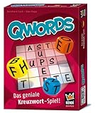 KENDi GAMES QWORDS – Würfel- & Wortspiel | Kreuzworträtsel-Spiel mit...