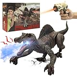 LED Dinosaurier Spielzeug, Remote Control Dinosaur Toy mit Sprühfunktion,...