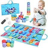 Ecofocet Baby Spielzeug ab 1 2 3 Jahr, Angelspiel für Kinder 6 12 Monate,...