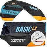 Wolkenstürmer Paraflex Basic Lenkmatte 1.2 (türkis) - Zweileiner Kite für...