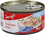 Jeden Tag MSC Thunfischfilets Im Eigenen Saft & Aufguss, 150 g