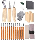 Zawaer Holz Schnitzwerkzeug Set, 26PCS Holz Schnitzmesser, Professional...