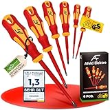 Afeld Elektro VDE Schraubendreher Set magnetisch - 6-teilig - 2 Kreuz - 4...