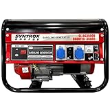 Syntrox Stromerzeuger Brontes, Notstromaggregat, Benzinmotor, 2,8 kW, 7,0 PS,...