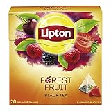 Lipton Schwarzer Tee Waldfrucht für echte Teegenießer aus nachhaltigem Anbau...