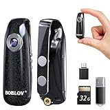 BOBLOV 007 Mini Kamera, 1080P Full HD Bodycam, Körperkamera, Camcorder für...