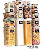 GoMaihe Vorratsdosen 16 Set, Aufbewahrungsbox Küche Luftdicht Behälter aus...