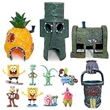 MeYuxg Aquarium deko, Fisch Tank Ornament Ornamente, Landschaft Ananas Haus...