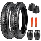 ZUKKA 2er-Pack E-Bike Reifen 26x3.0 Mantel 76-559 Plus 2er-Pack Schlauch 26x3.0...