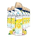 Glade (Brise) Duftspray, Lufterfrischer Raumspray, Frische Limone, 6er Pack (6 x...
