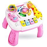 LINFUN KIDS Spieltisch Baby Musik Spielzeug Aktivität Tisch mit Licht & Sound...