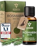Heldengrün® BIO Rosmarinöl [HOCHDOSIERT] Natürlicher Haar-Booster - 100%...