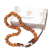 Amber Neck Bernstein Halsband! Handgemachtes baltisches Roh-Bernstein Floh-und...