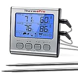 ThermoPro TP17 Digitales Grill-Thermometer Bratenthermometer Fleischthermometer...