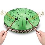 Ovshnrr Steel Tongue Drum 6 Zoll 11 Tone Zungentrommel Scheibentrommel, Steel...